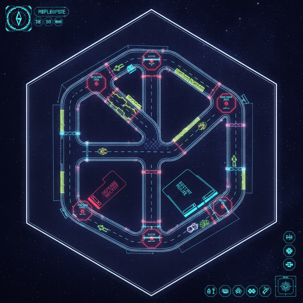 Mappa arena laser tag