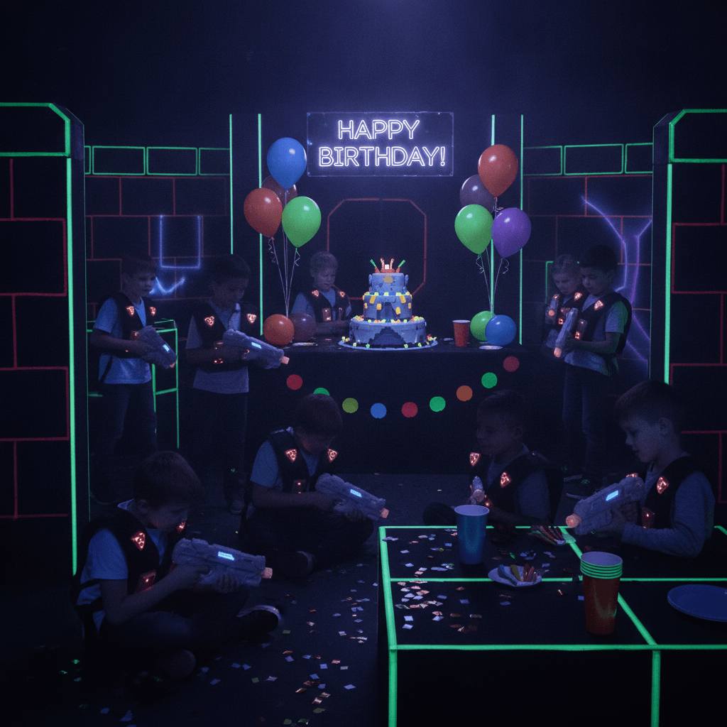 Festa di compleanno laser tag Bologna
