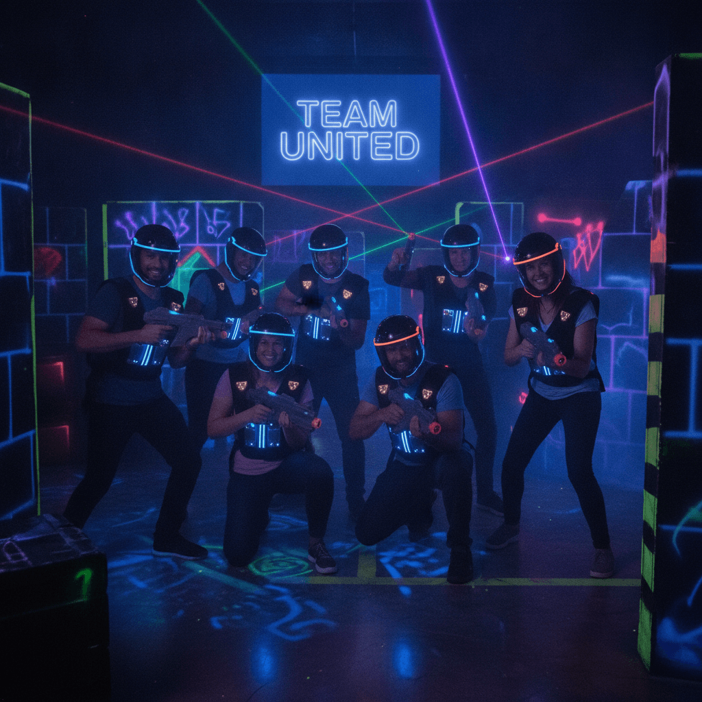 Team building aziendale laser tag Bologna